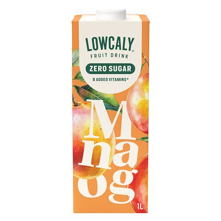 Øvrige Lowcaly Frugtdrik 1000 ml, Mango - Bodyman.dk