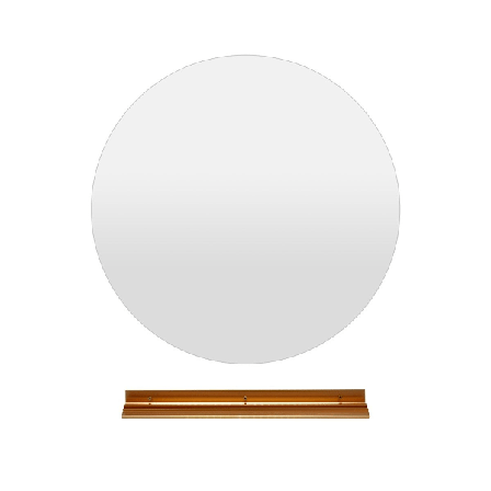 Ø60 cm rundt badeværelsesspejl med belysning & berøringsafbryder & memory funktion vægspejl