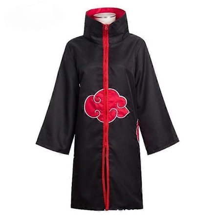 Harajuku Cosplay Uchiha Itachi Cosplay-asu - Pääpanta, kaulakoru, sormus, Kunai, Deida Rafei, Halloween-asu, pojat ja tytöt, Pain-viitta - Täydellinen