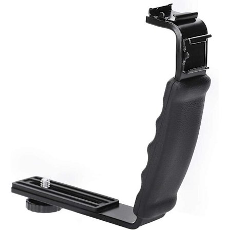 Kameran L-kiinnike, L-muotoinen kahva videostabilisaattori kylmäkengällä