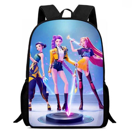 K-Pop Demon Hunter Rygsæk med Madkasse & Penalhus til Skolen