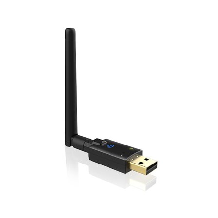 1PCS 150Mbps WiFi-adapter, WiFi-dongel med Bluetooth-sändare