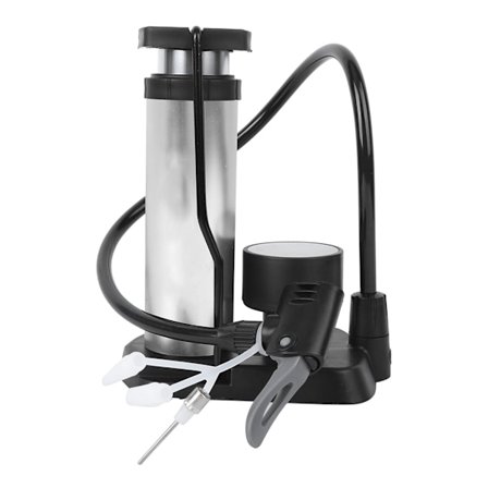 wheelup Pedal Type Inflator Barometer Luftpumpe Tilbehør til Mountainbike E Bike(sølv )