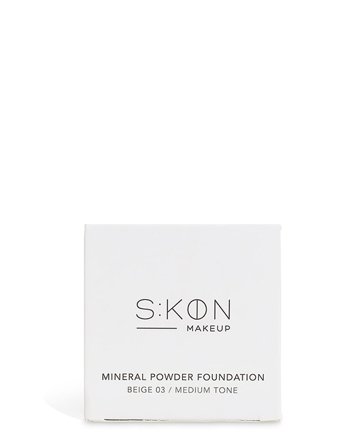 Skøn Skincare Mineral Powder Foundation Beige 03 Medium, Makeup, Ansigt, Foundation