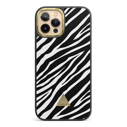 Naive iPhone 12 Pro Skal - Zebra