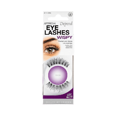 Depend Wispy Artificial Eyelashes Svea Lösögonfransar & färgning Unisex Svart ONESIZE