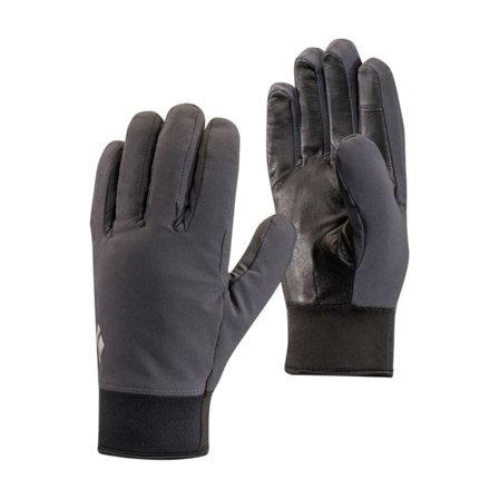 Black Diamond MidWeight Softshell Gloves Men ski gloves Grey M