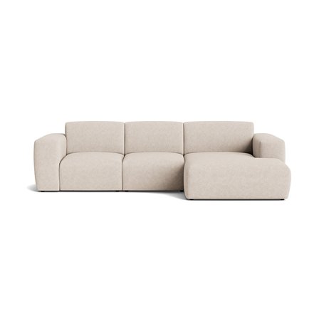 Aurelia chaiselong sofa, højrevendt - Aragon Beige - 295x160x78 - Sofa, chaiselong