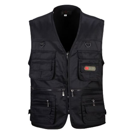 Herre Outdoor Fiskevest Jagt Vandring Outdoor Vest Lomme