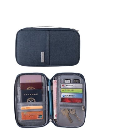 Passetui, reiseveske, familieresedokumentholder, arrangør, vanntett, for kvinner og menn, for kort, boardingkort