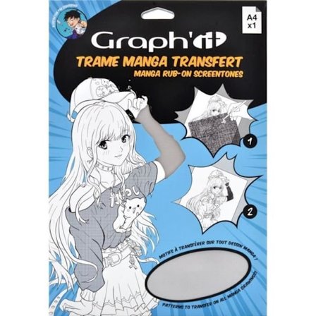 Trame Manga A4 - Graph'It - Lätta skuggor - Papper - Blandat - Vuxen