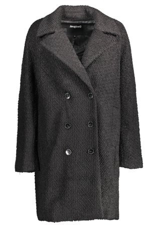 Desigual Cappotto Donna Nero