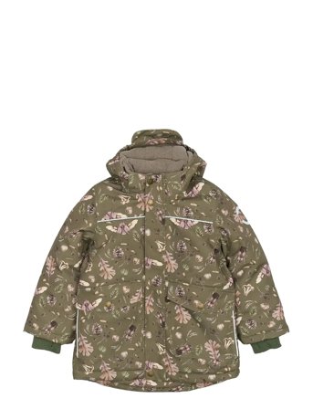 mikk-line Polyester Boys Jacket - Aop - Green - 122
