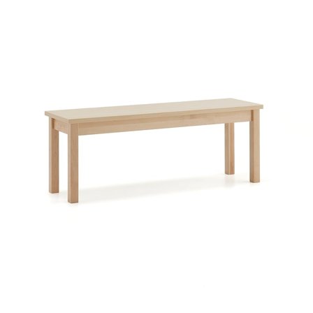 Bench seat ZET, 1200x350x440 mm, birch