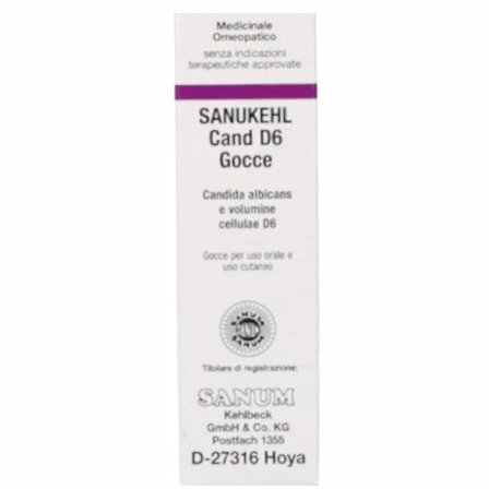 Sanukehl Cand D6 Gocce 10ml