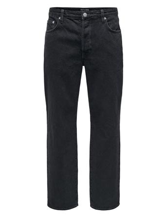 Onsfade Loose Wb 6778 Tai Dnm Noos Bottoms Jeans Relaxed Black ONLY & SONS