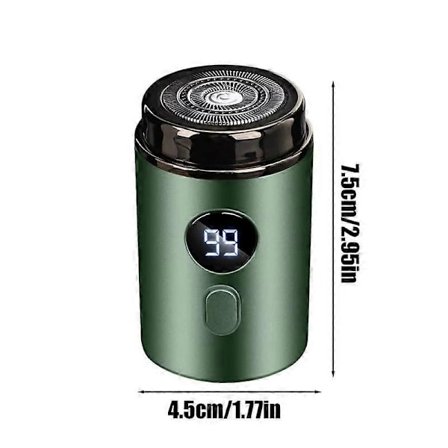 Elektrisk Mini Rakapparat Uppladdningsbar Hela Kroppen Tvätt Rese Bil Bärbar Herrrakapparat Smärtfri Sladdlös Trimmer Kniv Ansikte Skäggrakapparat [DB