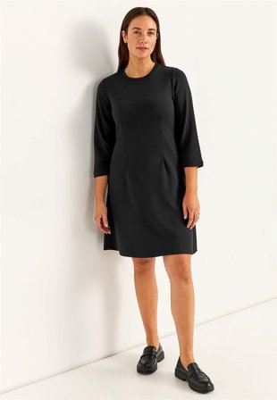 Cellbes of Sweden - Supermyk Jersey-kjole i modalmiks i svart for damer i størrelse 54/56