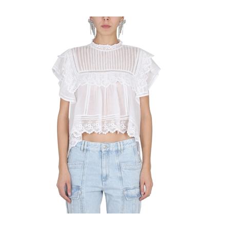 Isabel Marant, T-Shirts Biały, Kobieta, Rozmiar: S