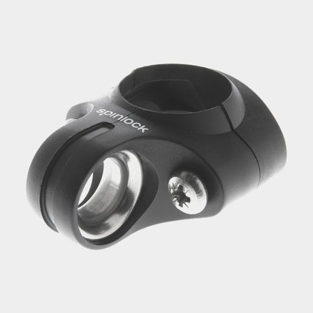 Guía de cabo Spinlock Stanchion Furling Line Lead, para cabo de hasta Ø12 mm, para montaje en barandilla Ø25 mm