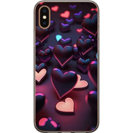 Yhteensopiva Puhelinkuori Apple Apple iPhone X KeskiyönSydämet