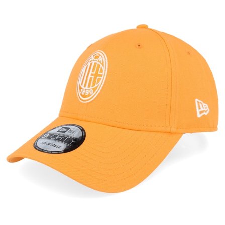 New Era - Football Orange Adjustable Cap - AC Milan Seasonal 9FORTY Papaya Adjustable @ Hatstore