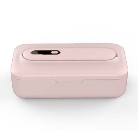 UV-ljusdesinfektionsbox – UV-mobiltelefonsdesinfektionsmedel, telefonrengörare, UV-steriliseringsbox, 2-i-1-design med avtagbar UV-lampa