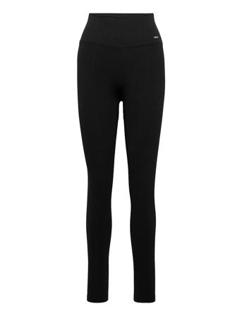 Black Luxe Seamless Tights Bottoms Running-training Tights Black Aim ́n