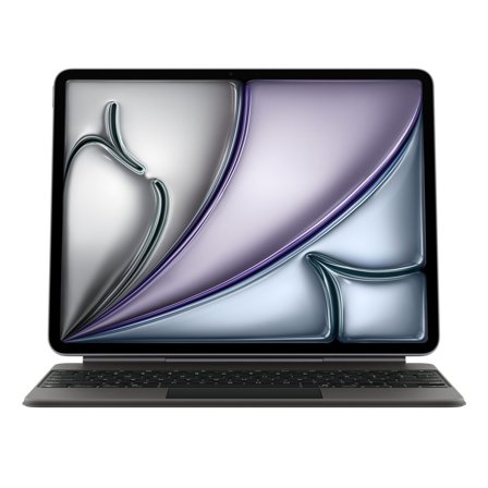 Apple e Magic Keyboard - Keyboard and folio case - with trackpad - Apple Smart connector - QWERTZ - German - black - for 13-inch iPad Air (M2, M3)