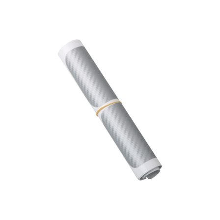 3D-sølv-klistremerke karbonfiber bildør terskel anti-ripe stripe