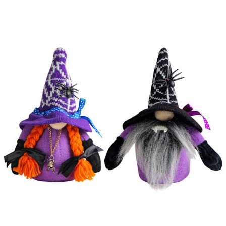 2 st Halloween Gnomes Plysch Dekor Gnomes Prydnad Halloween H