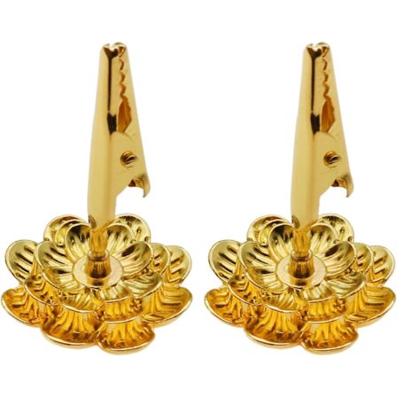 2 ST Holdere til Røgelsesklemmer 45x30mm Tændstikbeholder til Røgelse Spiral Røgelsesbrænder med Lotusbase til Boligindretning