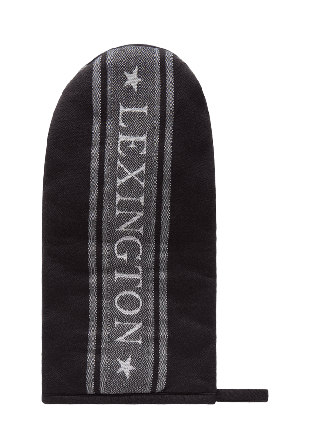 Lexington Icons Org Cotton Jacquard Star Mitten Kökstextil Svart ONESIZE
