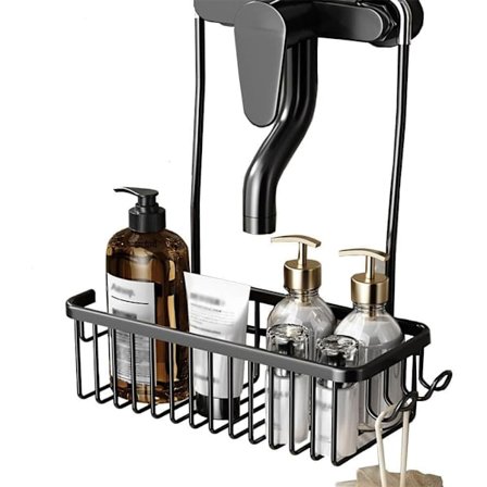 Dusjhylle uten boring – Hengende dusjkurv for sjampo og såpe, baderomsoppbevaring