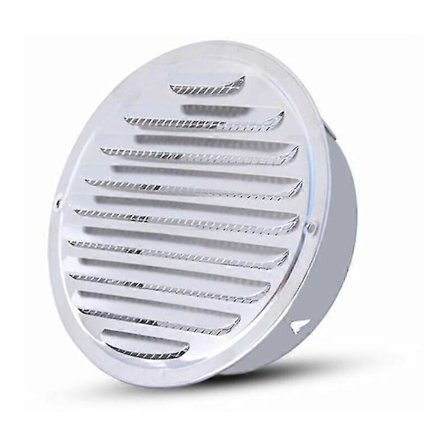 80 mm ventilationsgaller - Runt ventilationsgaller, ventilationsgaller i rostfritt stål, ventilation med nät, runt ventilationsrör Gr-
