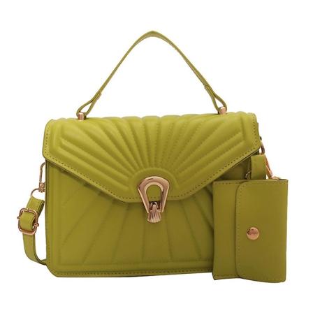 Damväska Messenger Bag Fashion En-axlad Väska Kedjeväska Klassisk Handväska green