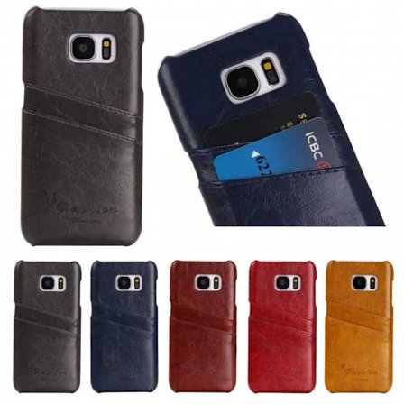 Samsung S8 Skal Korthållare Retro