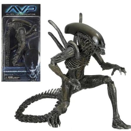 NECA Grid Warrior Xenomorph Alien Figur Alien vs Predator Actionfigur Samlermodel Legetøj Julegave Fødselsdagsgave Warrior