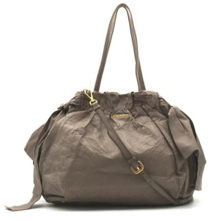 Prada Vintage, Pre-owned Tote Bags Grijs, Dames, Maat:ONE Size