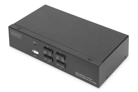 Digitus DS-12880 - KVM / lyd / USB-svitsj - 4 porter