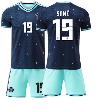 2025–2026 Tyskland VM Bortatröja Barn Vuxen Fotbollströja Set No.13 Müller No.8 Kroos No.7 Havertz 2627 Tyskland Borta No. 19