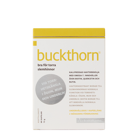 Elexir Pharma Buckthorn Havtornsextrakt 60 kapslar