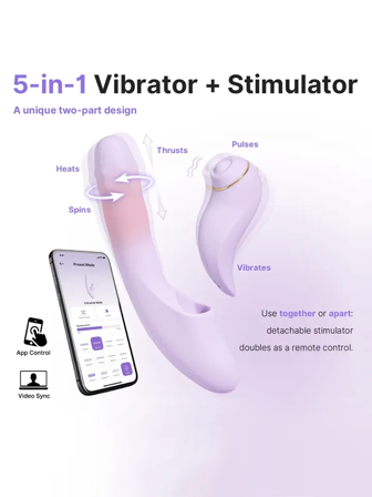 Svakom Duo Glow Thrusting Beaded Vibrator With App - Vuxen.dk: For par