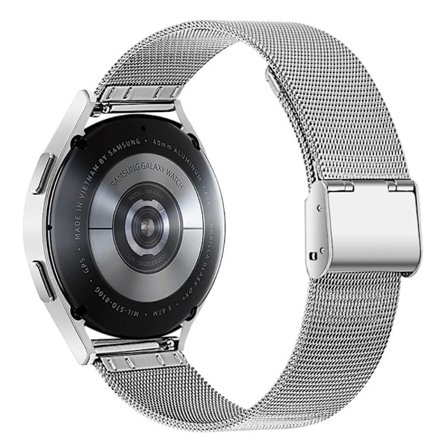 20 mm milanesiskt klockarmband i rostfritt stål för Samsung Galaxy Watch 4 - Silver