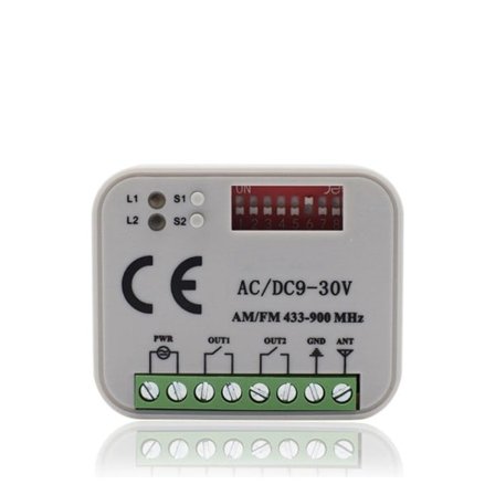 Fjernbetjening Switch Universal Receiver 433MHz 868MHz 390MHz RX Multi Frequency Opener Garage Control