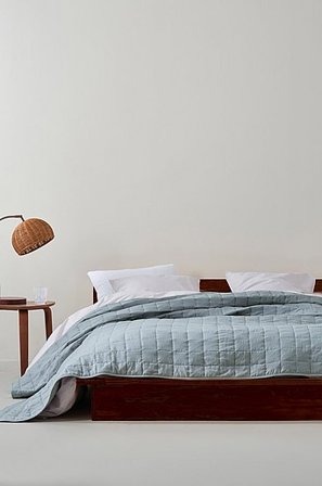 Jotex - Överkast Gråblå JARA - Köp Enkelsäng hos Jotex