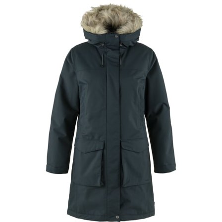 Fjällräven Nuuk Lite Parka XXS - female - Dark Navy/Bleu - Parkas