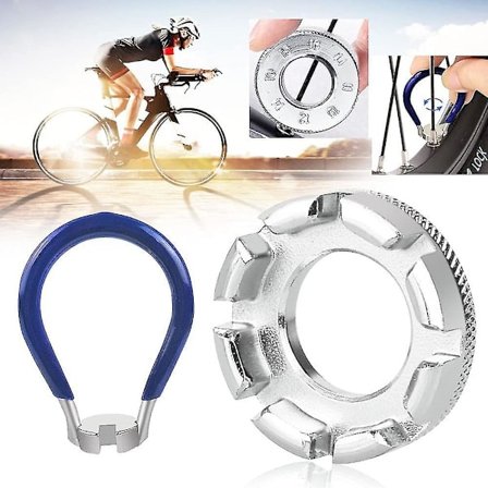 Cykel Ekrar Nyckel Set, 6 i 1 Cykel Hjul Ekrar Nyckel Verktyg