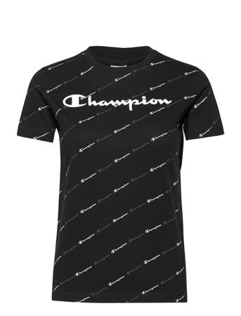 Crewneck T-Shirt T-shirt Top Sort Champion