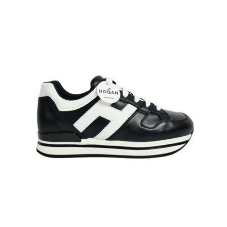 Hogan Panelled Sneakers , Zwart , Dames , Maat: 37 EU